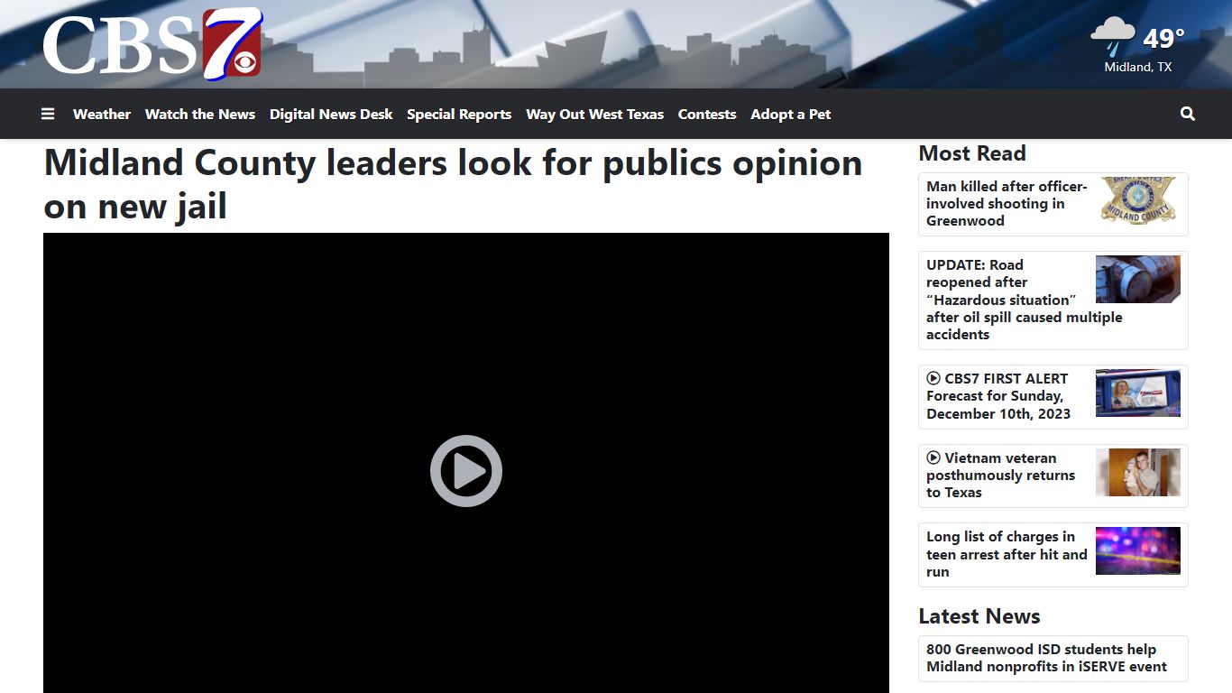 Midland County leaders look for publics opinion on new jail